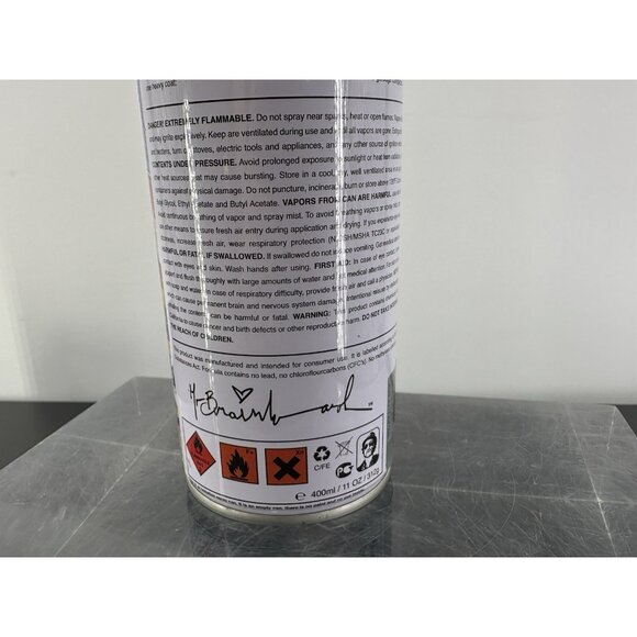 Mr Brainwash Spray Can -Captain America (Red) Signed and Numbered 17 Of 150 - Picture 8 of 12